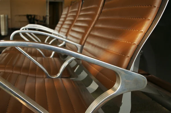 Assentos de aeroporto Abstract — Fotografia de Stock