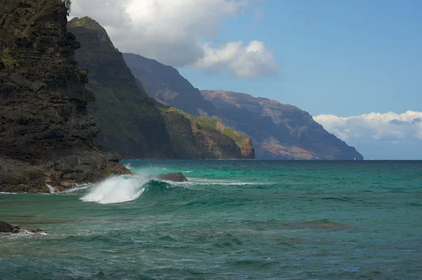 Kauai, na pobřeží pali — Stock fotografie