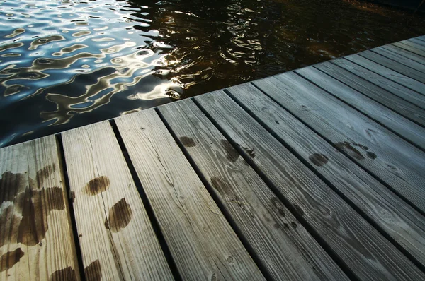 Göl ve dock — Stok fotoğraf