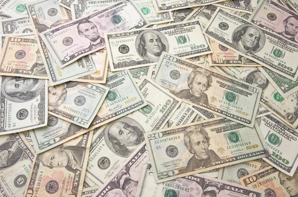 Stack di Stati Uniti sfondo di denaro — Foto Stock