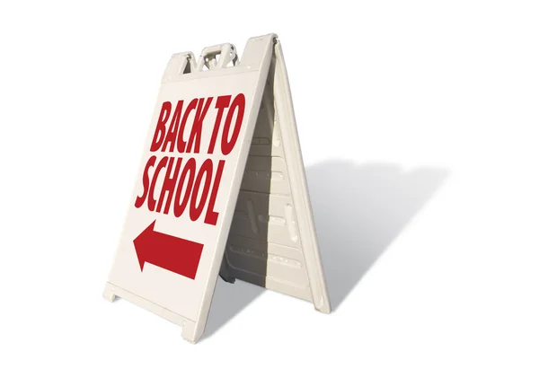 Back to School Tent Sign — Stock Photo, Image