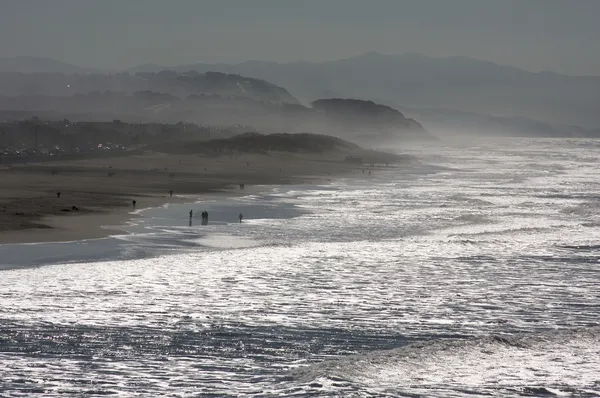 Dramatische kustlijn van Californië — Stockfoto
