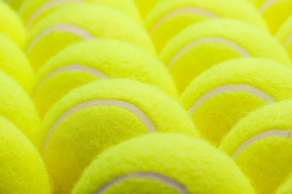 Macro Set of Brand New Tennis Balls. — Stock Photo, Image