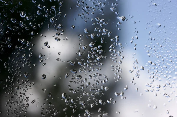 Rain Drops on Window — Stock Photo, Image
