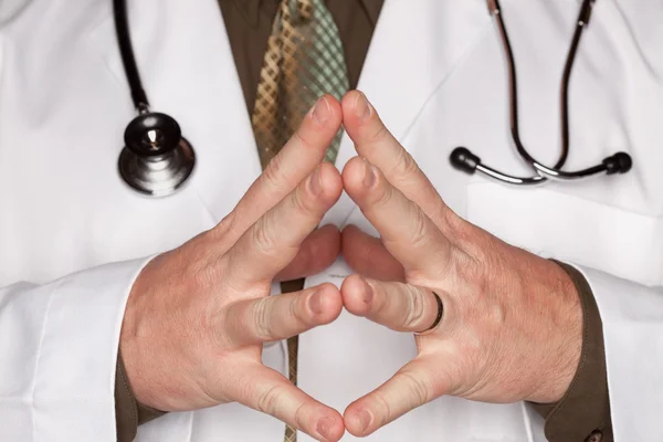 Doctor Making Hand Gesture — Stock Photo, Image