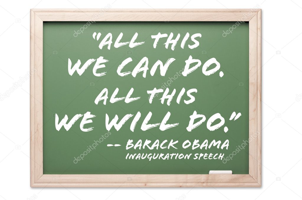 President Obama Inauguration Quote