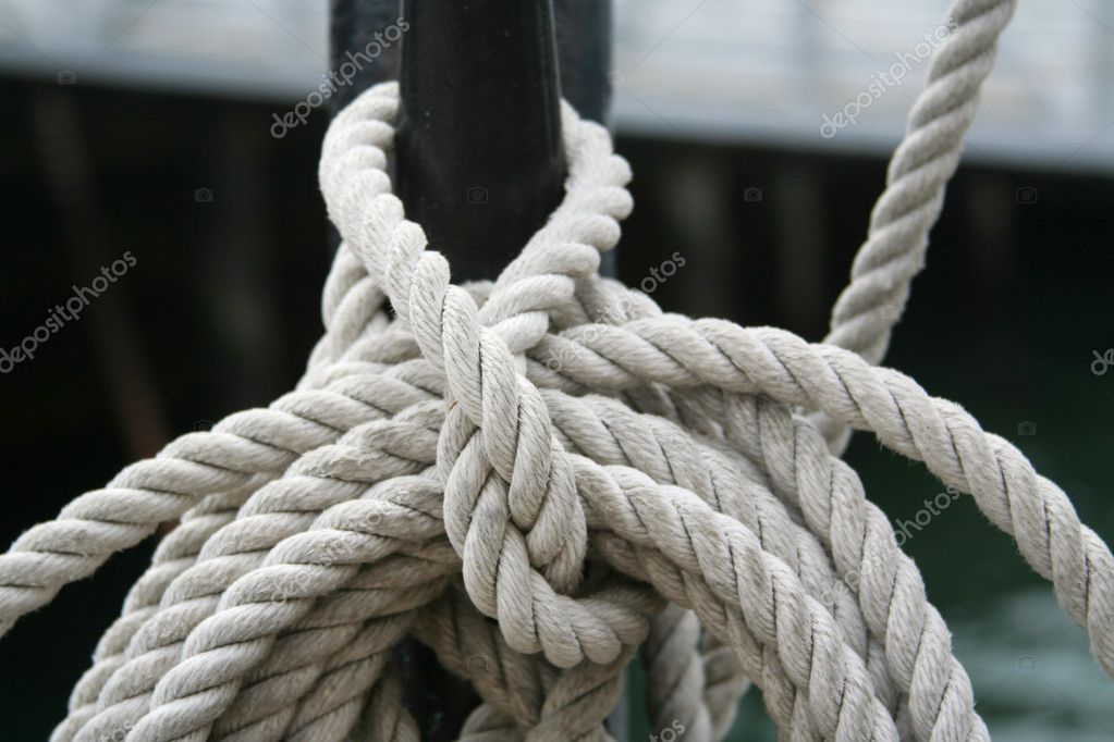 Abstract Boat Rope Detail — Stock Photo © Feverpitch #2358759
