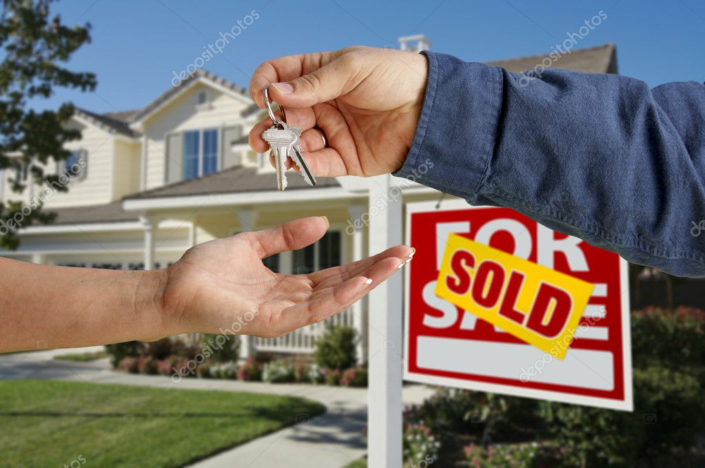 Handing Over The House Keys To Home Stock Photo Feverpitch 2359044   Depositphotos 2359044 Stock Photo Handing Over The House Keys 