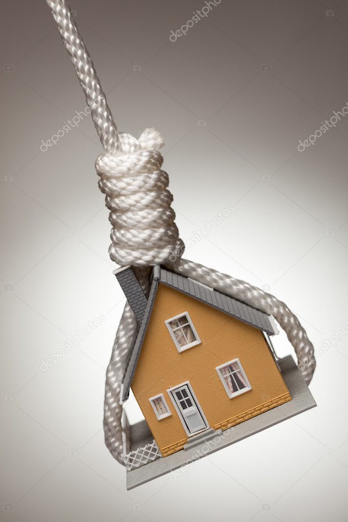 House Tied Up and Hanging in Noose