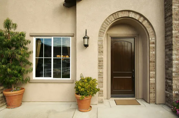 Home Door and Patio — стоковое фото