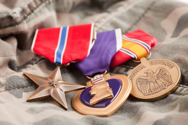 Corazón púrpura y otras medallas —  Fotos de Stock