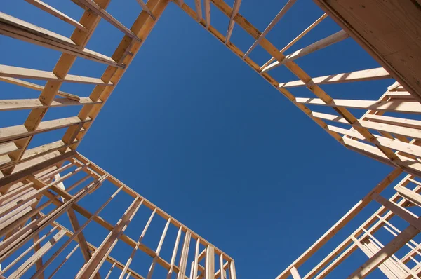 Construction Home Framing Abstract — Stock Photo, Image