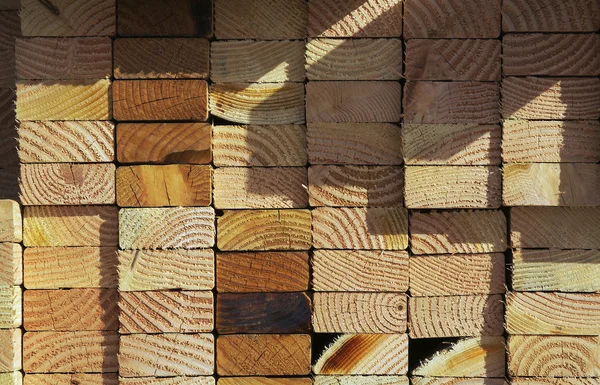 Стопка строительного дерева — стоковое фото