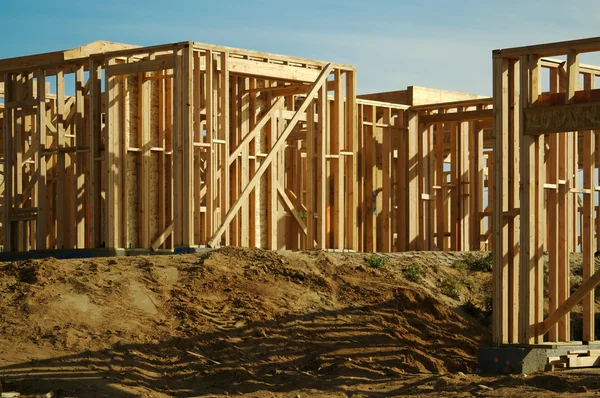 Budowa domu budowa streszczenie — Zdjęcie stockowe