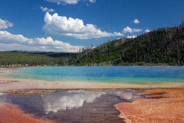 Yellowstone Grand Prismatic Spring clipart