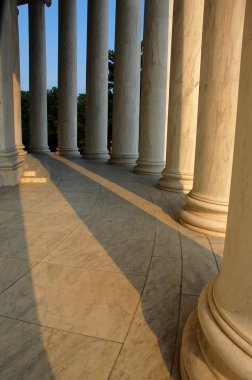 Pillars of Thomas Jefferson Memorial clipart