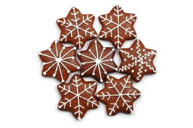 Christmas decorated sweets-ginger bread clipart