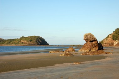 Kumsalda cape hillsborough, Avustralya