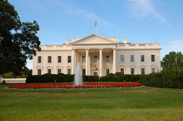 Biały dom w Waszyngtonie, dc — Zdjęcie stockowe