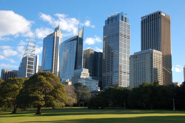 悉尼的天际线摩天大楼 — 图库照片