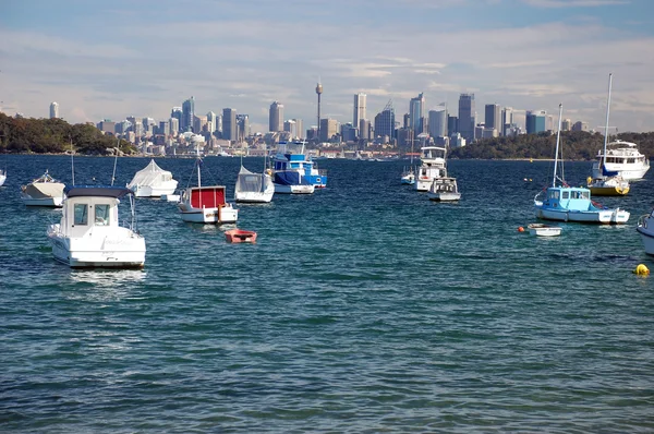 Sydney panoramę zatoki watson — Zdjęcie stockowe