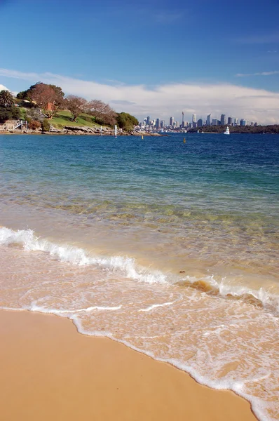 Sydney plaży od pani bay — Zdjęcie stockowe