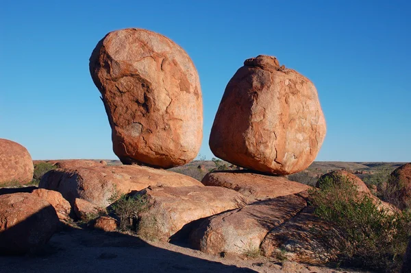 Devil's marbles, Australië — Stockfoto