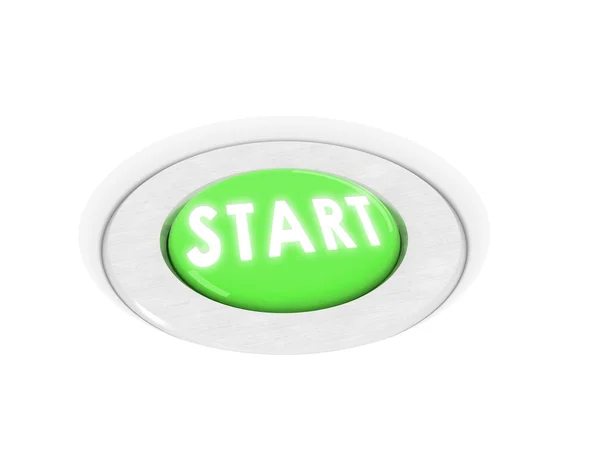 Começar ilustração botão — Fotografia de Stock