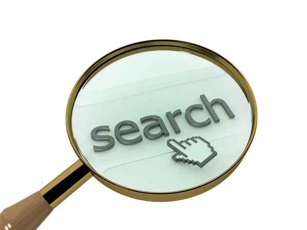 stock image Magnifying glass - Search