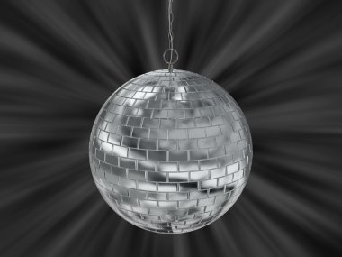 Silver Mirror ball clipart