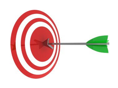 On target clipart