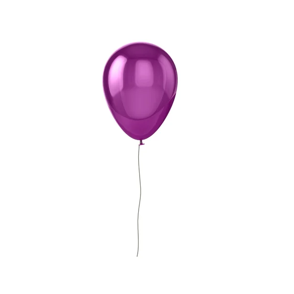 Glanzende paarse ballon — Stockfoto