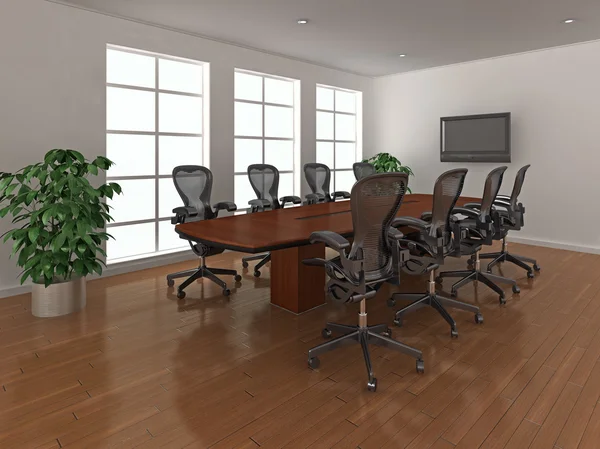 Bright meeting room interior — Stok fotoğraf