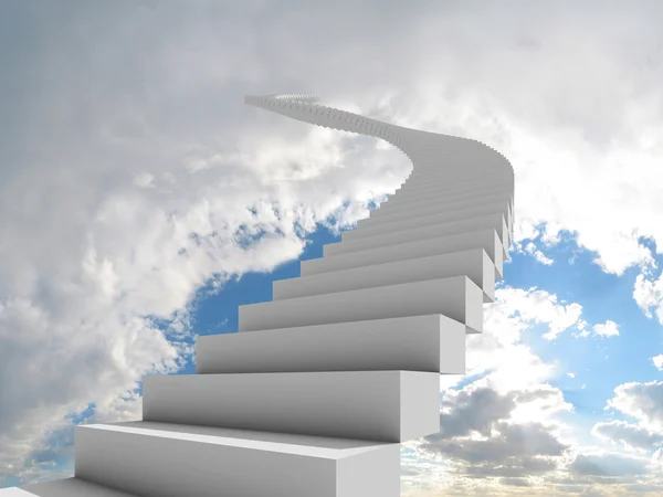 Лестница в небо — стоковое фото