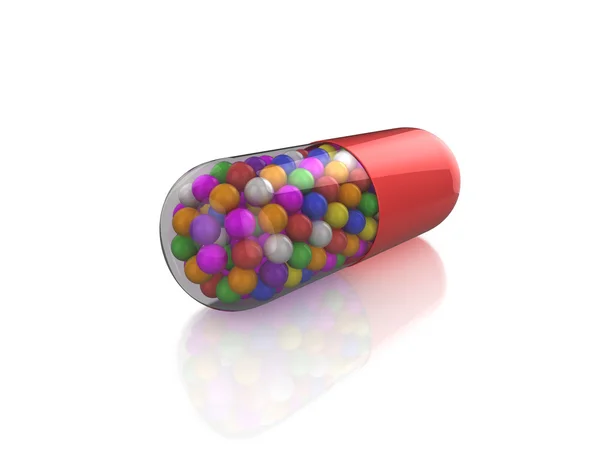 Píldora multicolor —  Fotos de Stock