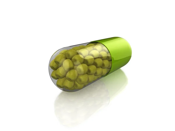 Apple Pill — Stock Photo, Image