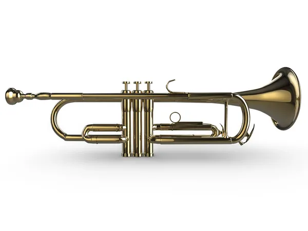 3d Trumpet — Stock Photo, Image