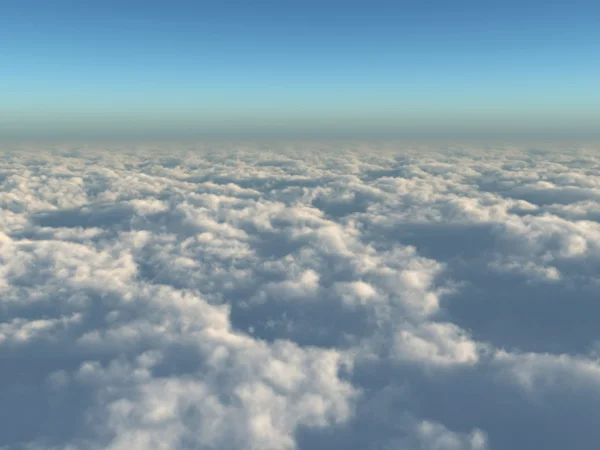 Nad chmurami — Zdjęcie stockowe