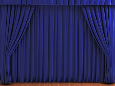 Theater curtains clipart