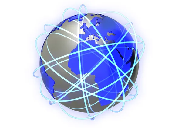 Wereldwijd netwerk — Stockfoto