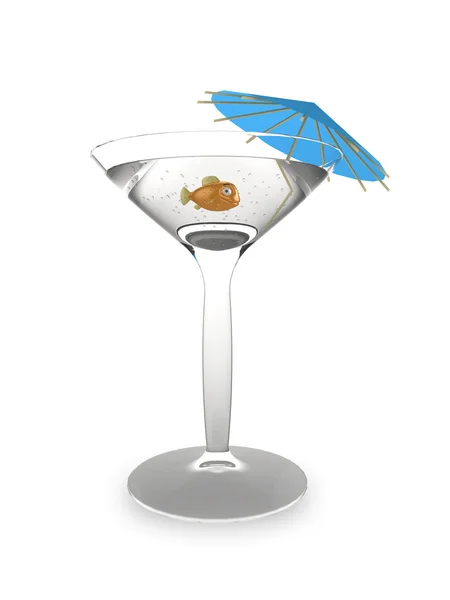 Goldfish cocktail — Stock Photo, Image