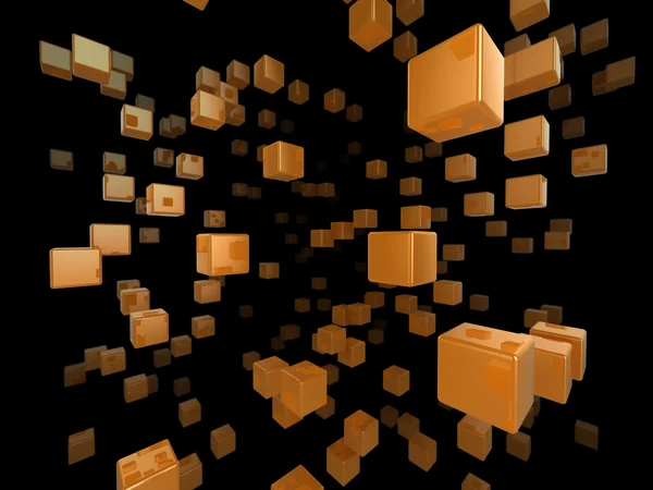 Куб мережі — стокове фото