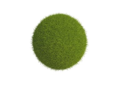 Grassy globe clipart