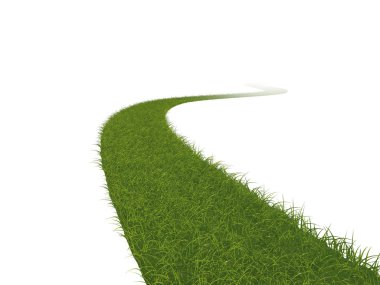 Grass path clipart