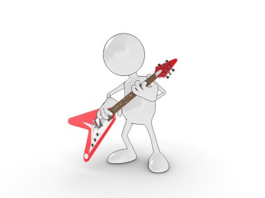 Guitar hero clipart