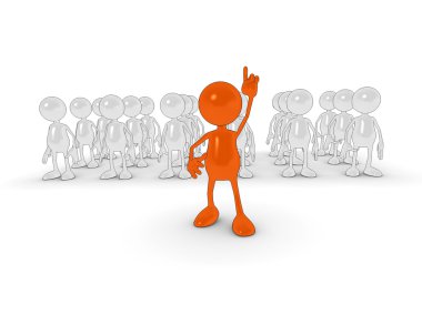 Standing out clipart