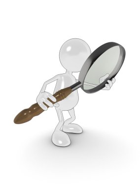 Searching man (front) clipart