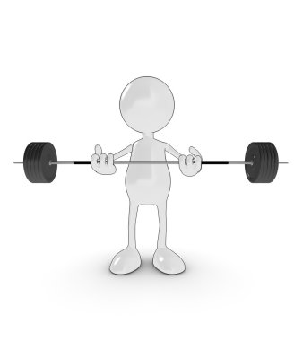 karikatür ağırlık çalışan