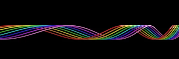 虹の渦巻 — ストック写真