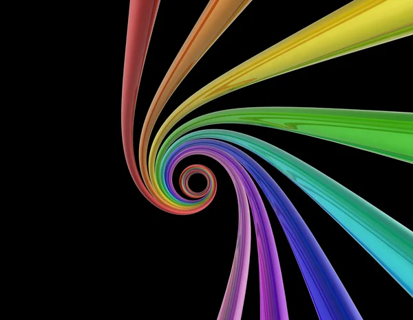 Rainbow whirlpool — Stock Photo, Image